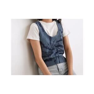 Women's Madewell Tie-Dye Fairview Sweater Tank Small